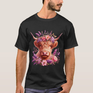 Cute Cow By Valentine Lover Love T-Shirt