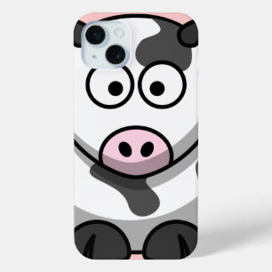 Cute Cow iPhone 15 Mini Case