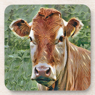CUTE COW COASTER