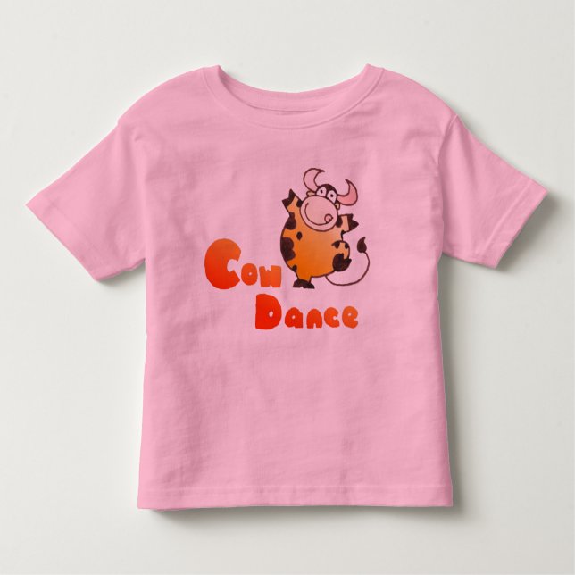 Cute Cow Dancer Tshirt | Cute Dancing Cow TeeShirt (Front)