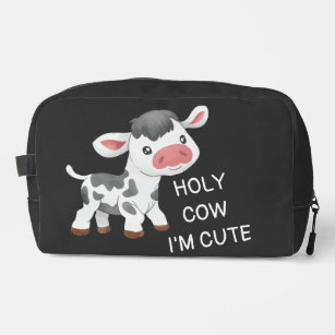 Cute cow design dopp kit