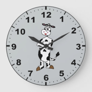 Cute cow design wall clocks