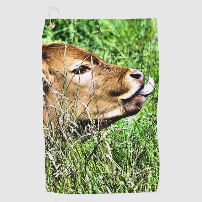 CUTE COW GOLF TOWEL (Front)