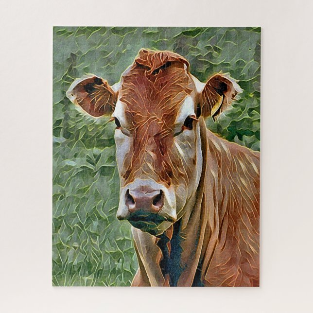 CUTE COW JIGSAW PUZZLE (Vertical)