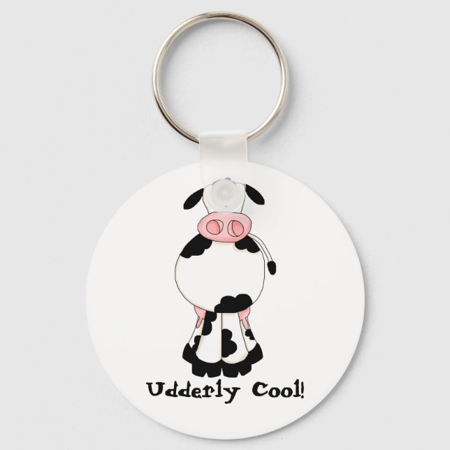 Cute Cow Key Ring (Front)