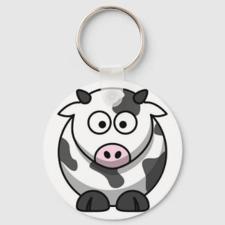 Cute cow key ring