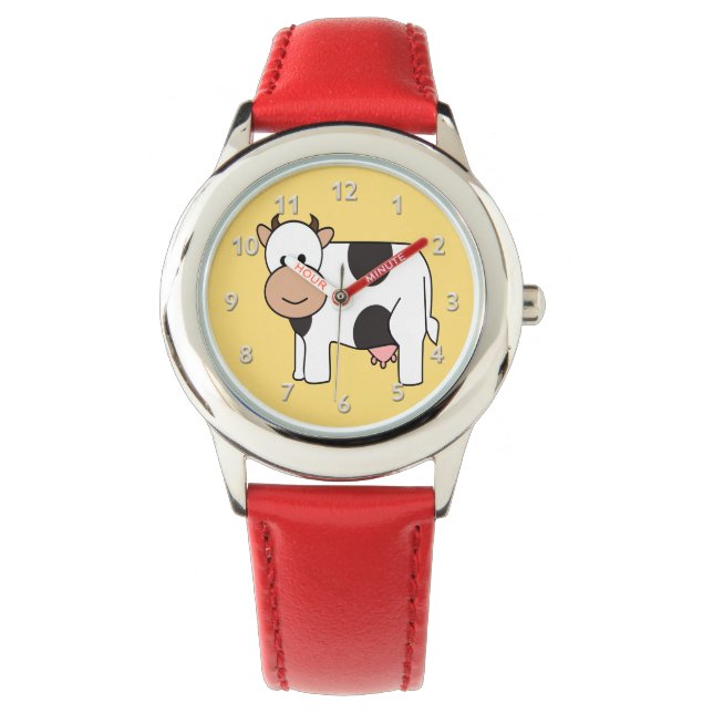 Cute Cow kids' watches (Front)