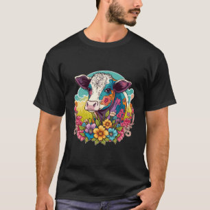 Cute Cow Lover Animal On Cattle T-Shirt