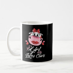 Cute Cow Milk Farmer For Women Just A Girl Who Lov Coffee Mug