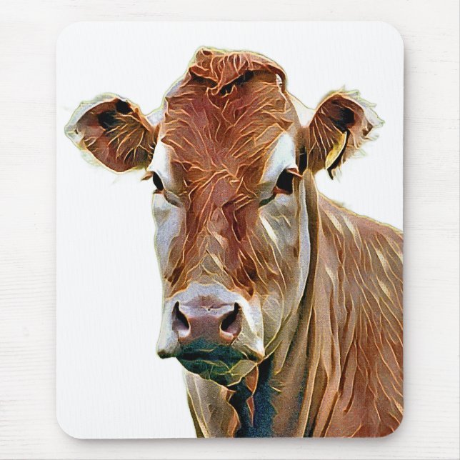 CUTE COW MOUSE PAD (Front)