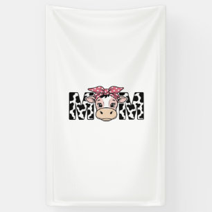 Cute Cow Mum Bow Graphic Design_1 Banner