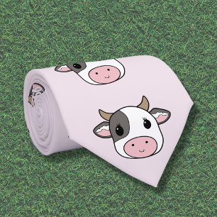 Cute Cow Neck Tie