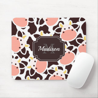 Cute Cow Pattern Mouse Pad
