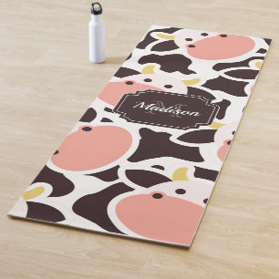 Cute Cow Pattern Yoga Mat