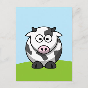 Cute Cow Postcard