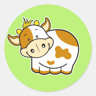 Cute Cow Sticker