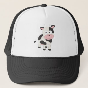 Cute cow trucker hat