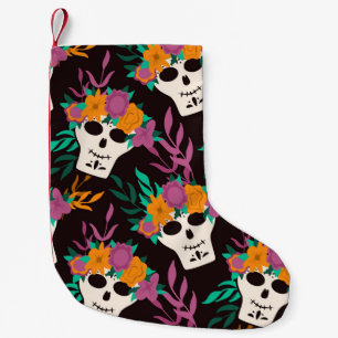 Cute Cow: Vintage Childish Pattern Small Christmas Stocking