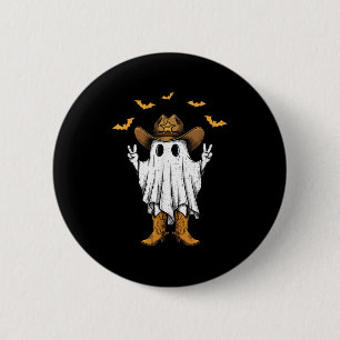 Cute Cowboy Ghost Sheriff Peace Funny Halloween Me 6 Cm Round Badge