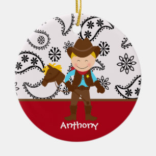 Cute Cowboy  Ornament