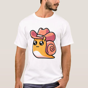 Cute Cowboy Snail T-Shirt