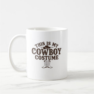 Cute Cowboy Western Cowboy Outfit Men Coffee Mug