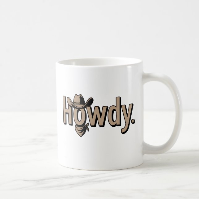 Cute Cowboy Western Cowboy Outfit Men  Coffee Mug (Right)