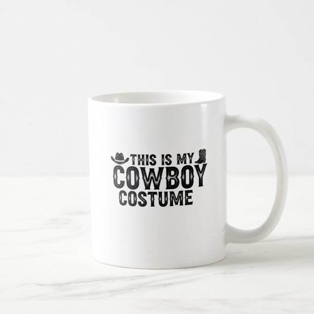 Cute Cowboy Western Cowboy Outfit Men Coffee Mug (Right)