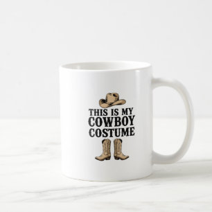 Cute Cowboy Western Cowboy Outfit Men  Coffee Mug