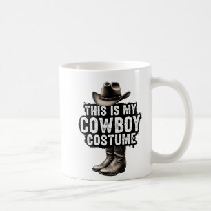 Cute Cowboy Western Cowboy Outfit Men  Coffee Mug