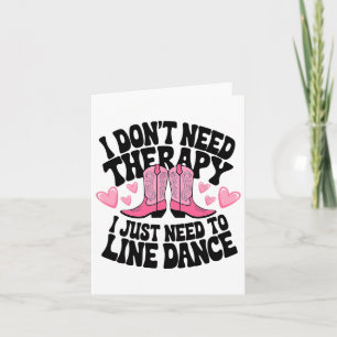 Cute Cowgirl Boots Country Line Dancing Ladies Wes Card