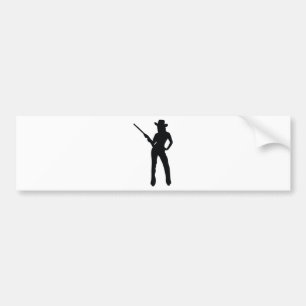 cute Cowgirl Bumper Sticker