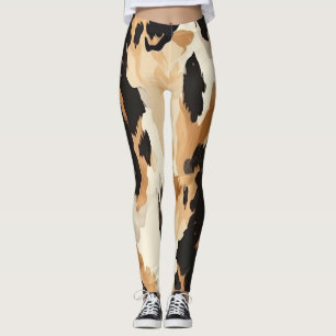 Cute Cowhide Pattern Leggings