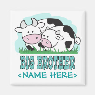 Cute Cows Big Brother Magnet