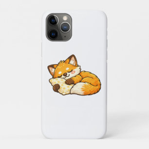 Cute Cozy Sleeping Fox iPhone 11 Pro Case