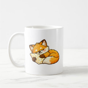 Cute Cozy Sleeping Fox Coffee Mug