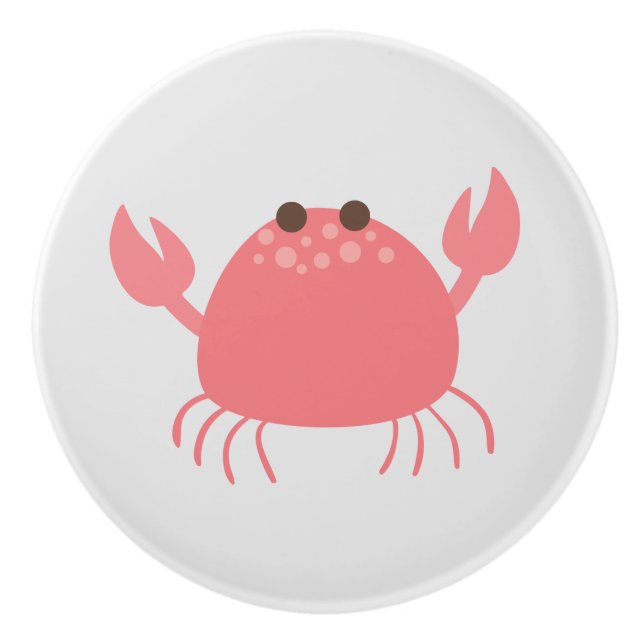 Cute Crab Ceramic Pull (Front)