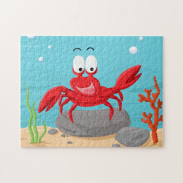 Cute crab jigsaw puzzle (Horizontal)