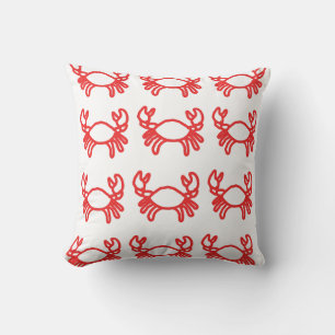 Cute Crab Pattern Cushion