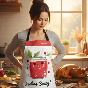 Cute Cranberry Sauce – Funny Kawaii Cooking  Apron