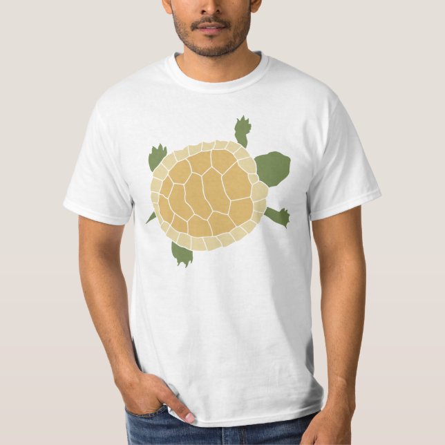 Cute Crawling Little Turtle Tortoise T-Shirt (Front)