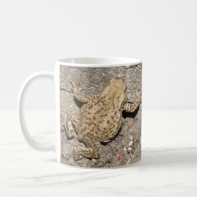 Cute Crawling Toad Coffee Mug (Left)