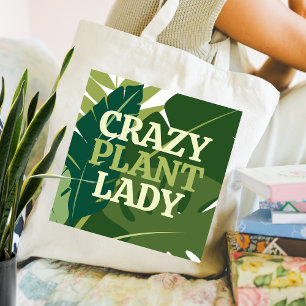 Cute Crazy Plant Lady Plant Lovers Tote Bag