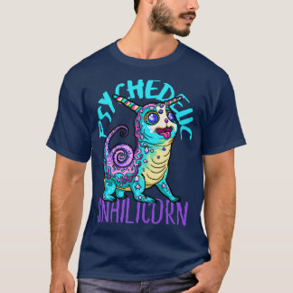 Cute Crazy Psycedelic Unicorn Artwork 4 T-Shirt