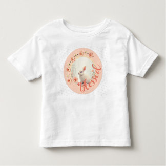 Cute Creamy White Bunny Toddler T-Shirt
