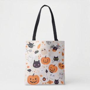 Cute Creepy Critters Halloween Treats Tote Bag