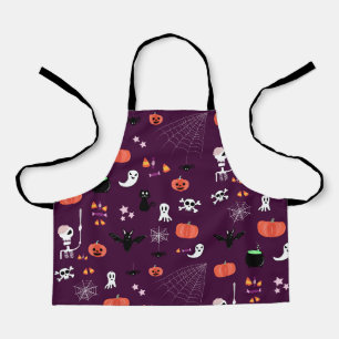 Cute Creepy Halloween Art Apron