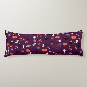 Cute Creepy Halloween Art Body Cushion