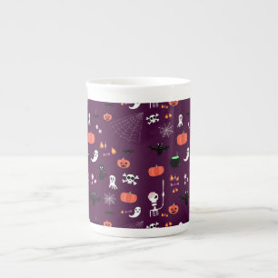 Cute Creepy Halloween Art Bone China Mug