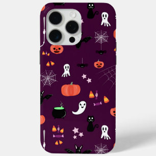 Cute Creepy Halloween Art iPhone 15 Pro Max Case